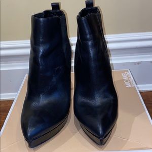 Michael Kors Meadow Bootie Leather